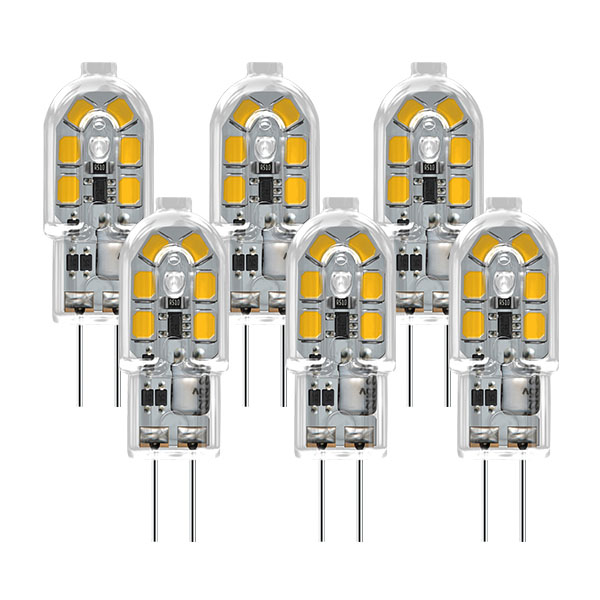JUNSHI G4 LED Bulbs,1.2W Equivalent to 10W Halogen Bulb, 120LM